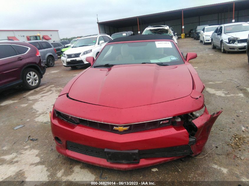 2014 CHEVROLET CAMARO LT - 2G1FC3D32E9171281