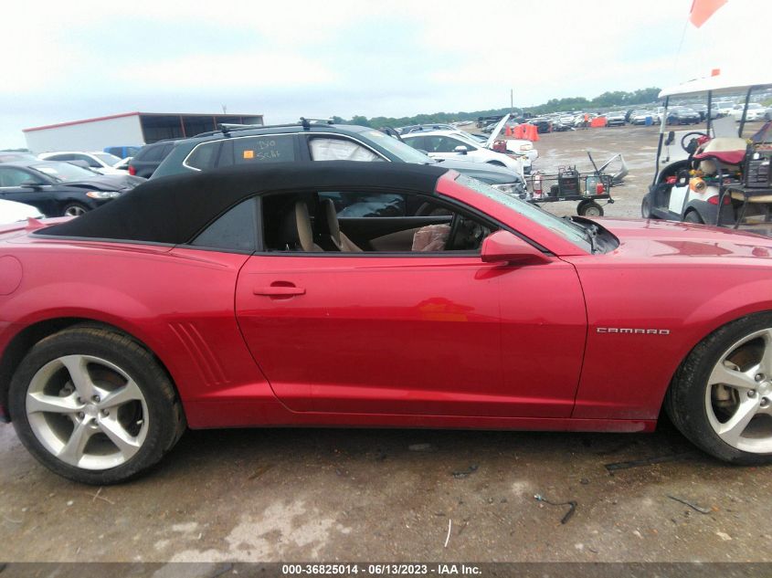 2014 CHEVROLET CAMARO LT - 2G1FC3D32E9171281