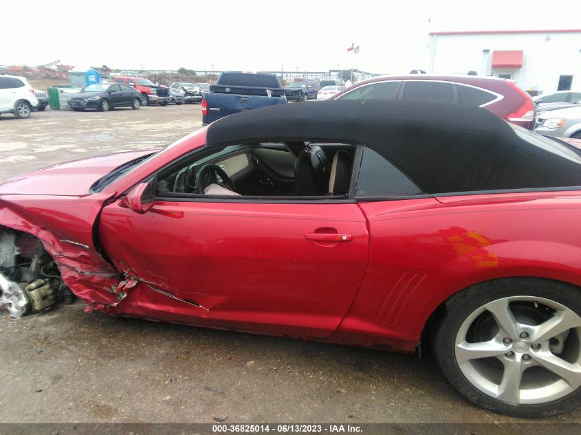 2014 CHEVROLET CAMARO LT - 2G1FC3D32E9171281