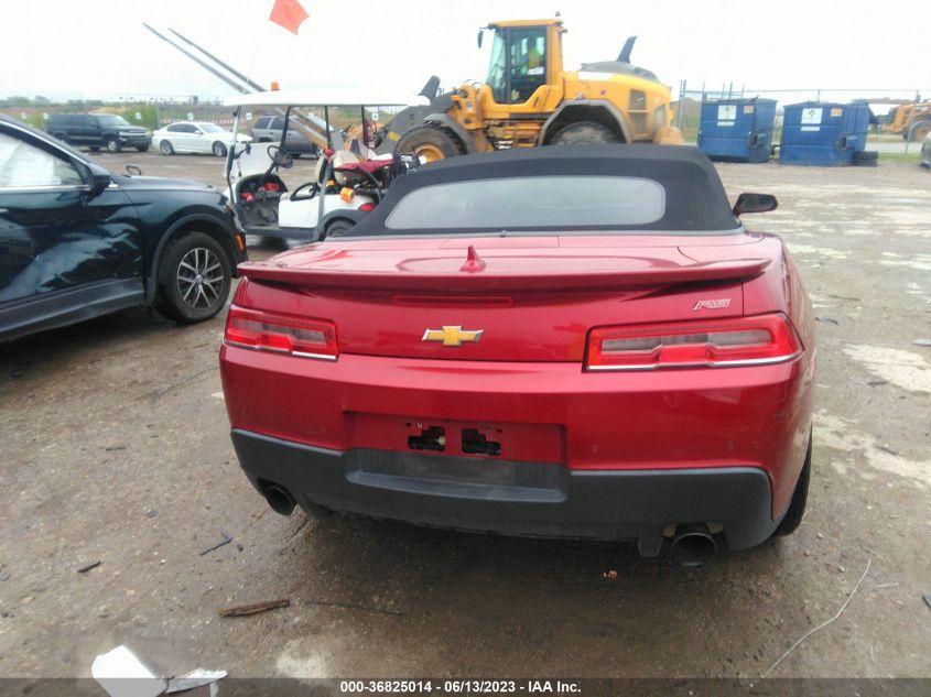 2014 CHEVROLET CAMARO LT - 2G1FC3D32E9171281