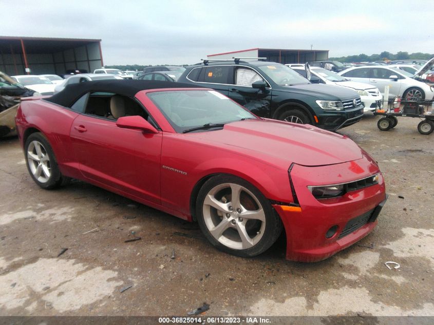 2014 CHEVROLET CAMARO LT - 2G1FC3D32E9171281