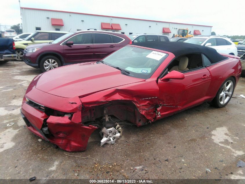 2014 CHEVROLET CAMARO LT - 2G1FC3D32E9171281