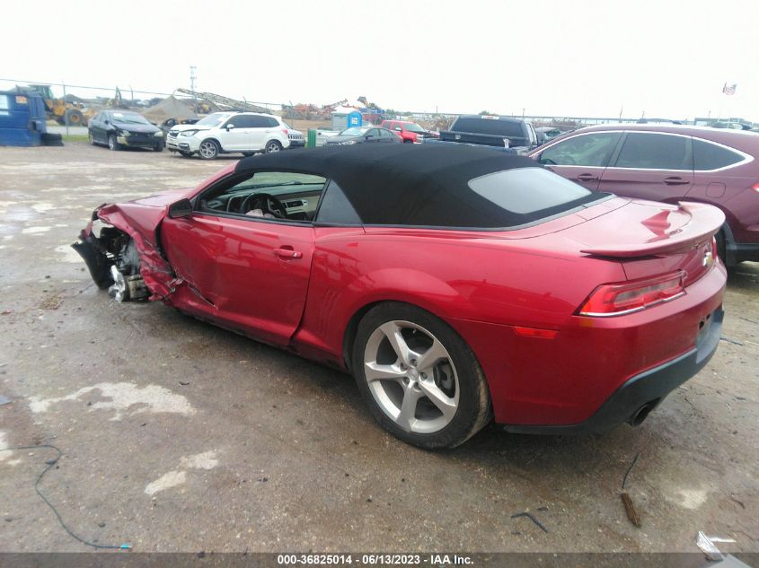 2014 CHEVROLET CAMARO LT - 2G1FC3D32E9171281