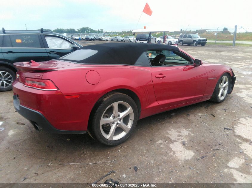 2014 CHEVROLET CAMARO LT - 2G1FC3D32E9171281