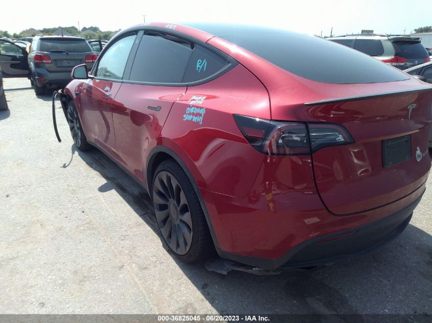 7SAYGDEF7NF543019 Tesla Model Y PERFORMANCE 3