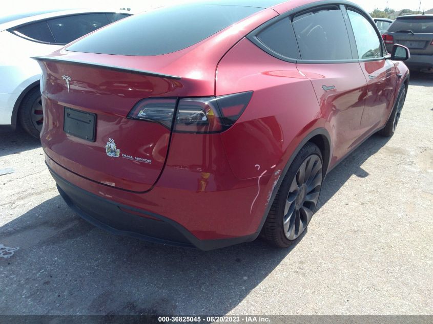 7SAYGDEF7NF543019 Tesla Model Y PERFORMANCE 4