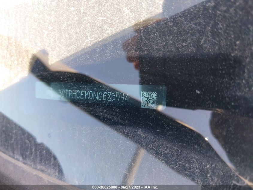 VIN 3GTPHCEK0NG685994 2022 GMC SIERRA 1500 ELEVATION