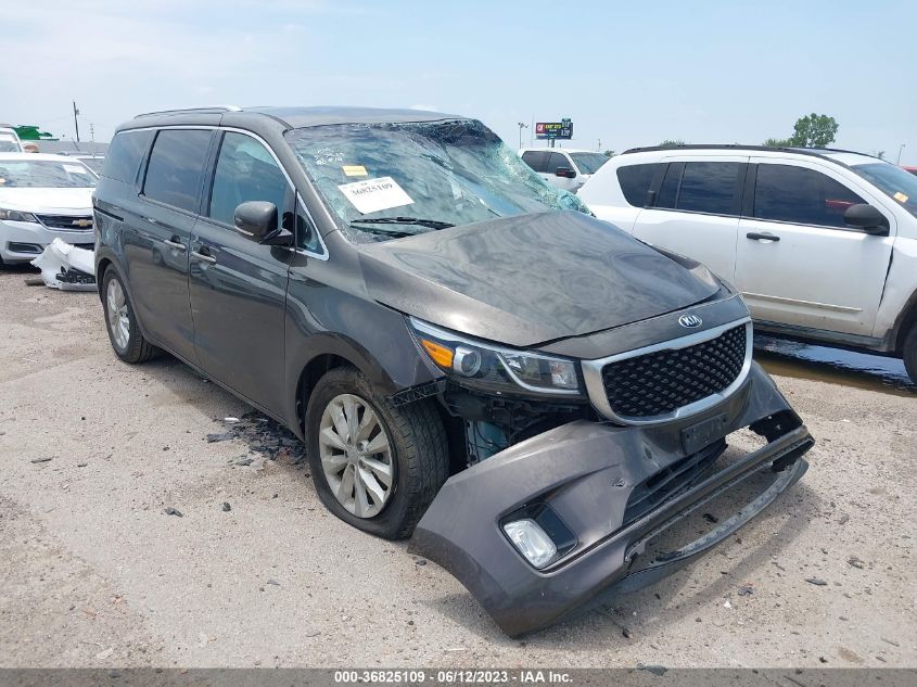 2016 KIA SEDONA EX - KNDMC5C10G6146853