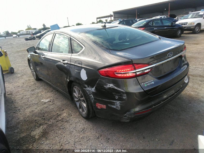 2018 FORD FUSION ENERGI SE - 3FA6P0PU2JR205096