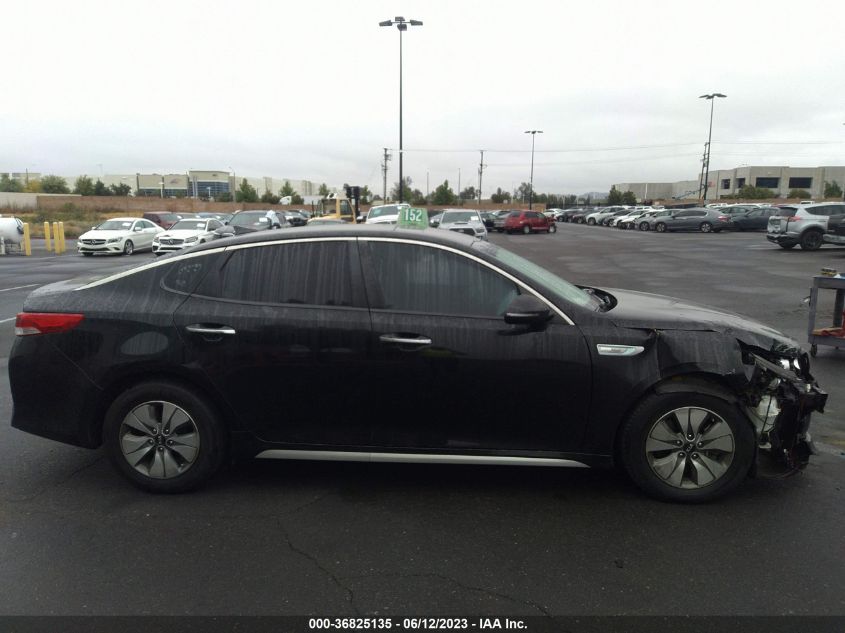 2017 KIA OPTIMA HYBRID BASE - KNAGT4LC1H5007523