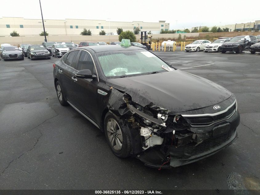 2017 KIA OPTIMA HYBRID BASE - KNAGT4LC1H5007523