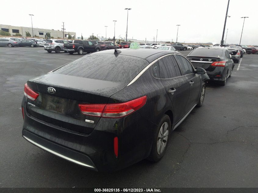 2017 KIA OPTIMA HYBRID BASE - KNAGT4LC1H5007523