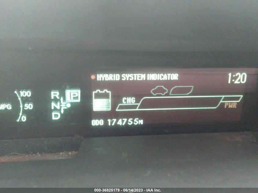 2013 TOYOTA PRIUS ONE/TWO/THREE/FOUR/FIVE - JTDKN3DU9D5579023
