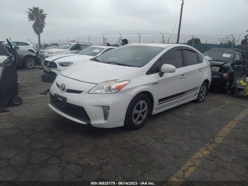 2013 TOYOTA PRIUS ONE/TWO/THREE/FOUR/FIVE - JTDKN3DU9D5579023