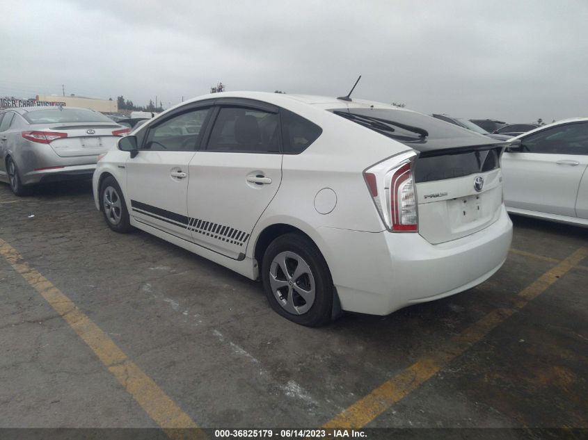 2013 TOYOTA PRIUS ONE/TWO/THREE/FOUR/FIVE - JTDKN3DU9D5579023
