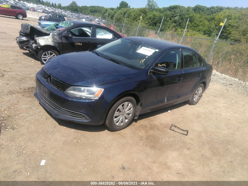 2014 VOLKSWAGEN JETTA SEDAN S - 3VW2K7AJ3EM382495