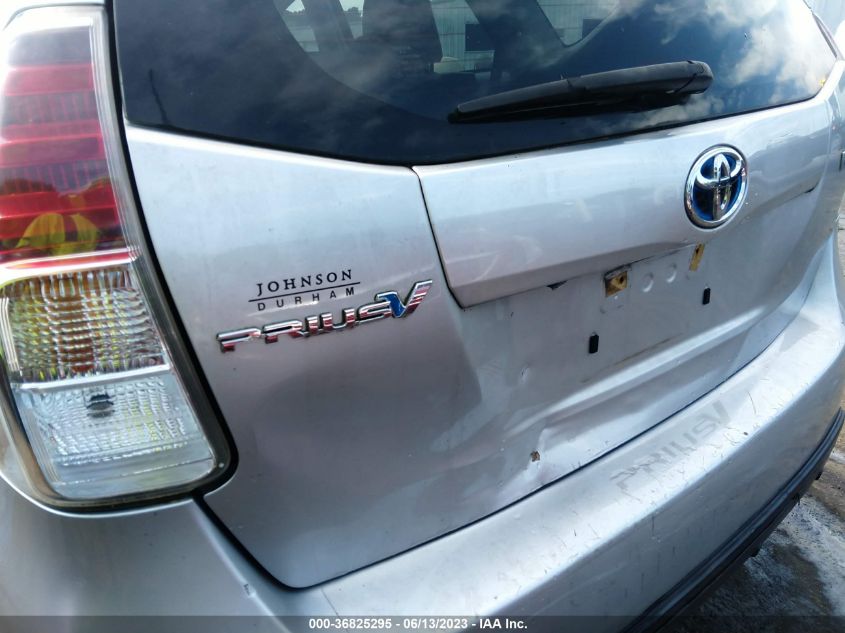 2016 TOYOTA PRIUS V TWO/FIVE/THREE/FOUR - JTDZN3EU9GJ051555