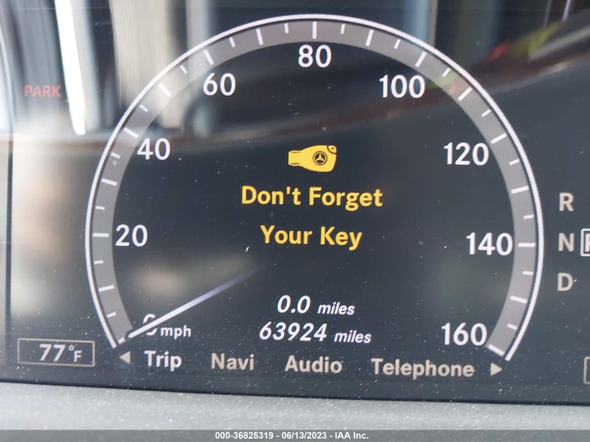2013 MERCEDES-BENZ S-CLASS S 550 - WDDNG7DB1DA512233