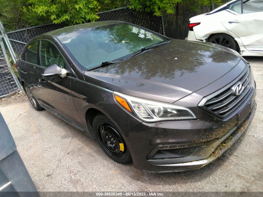 2015 HYUNDAI SONATA 2.4L SPORT - 5NPE34AF8FH255823