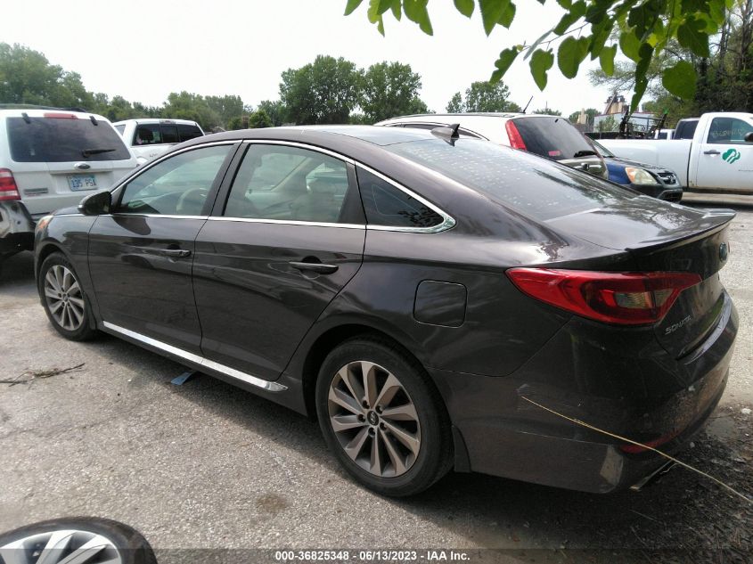 2015 HYUNDAI SONATA 2.4L SPORT - 5NPE34AF8FH255823