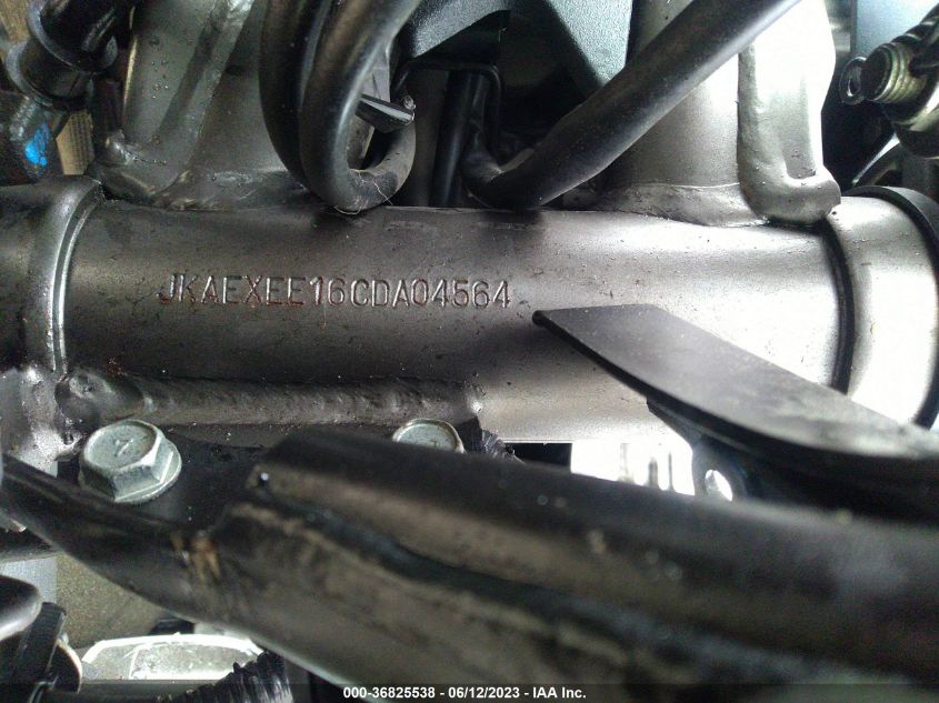 2012 KAWASAKI EX650 EC - JKAEXEE16CDA04564