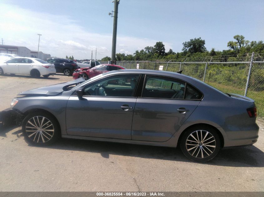 2016 VOLKSWAGEN JETTA SEDAN 1.8T SPORT - 3VWD17AJ4GM326886