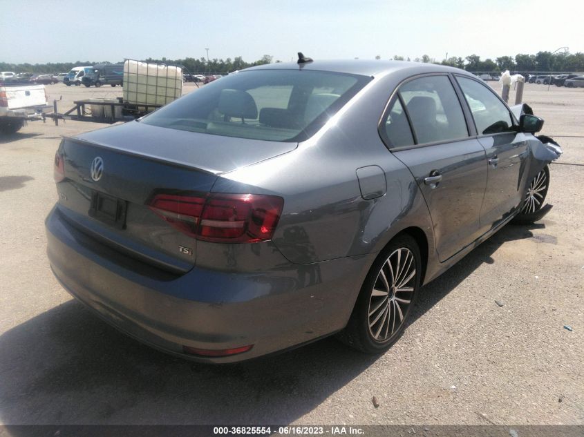 2016 VOLKSWAGEN JETTA SEDAN 1.8T SPORT - 3VWD17AJ4GM326886