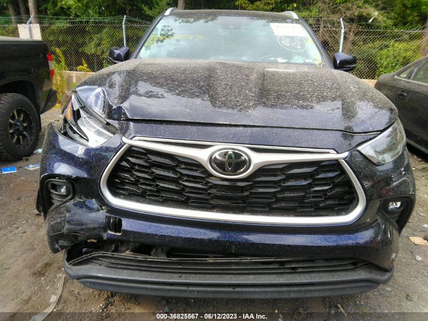 2022 TOYOTA HIGHLANDER XLE - 5TDGZRBH4NS569028