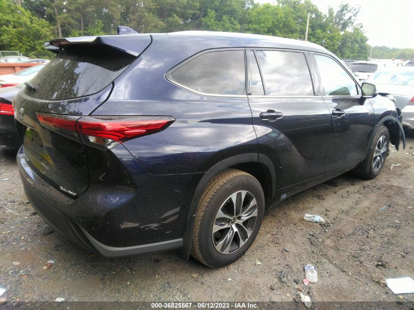 2022 TOYOTA HIGHLANDER XLE - 5TDGZRBH4NS569028