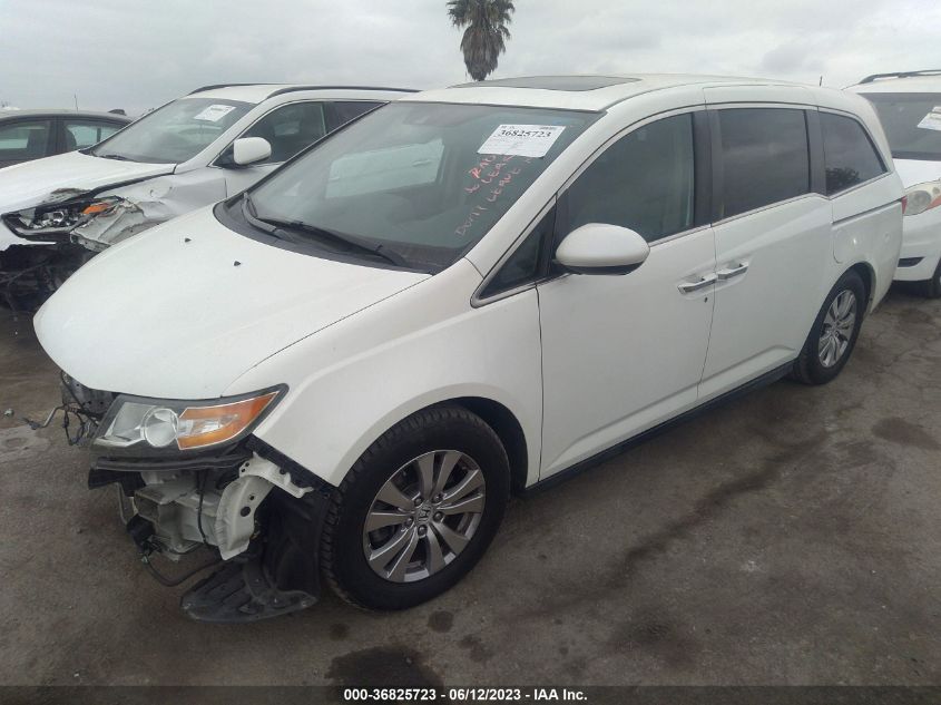 2014 HONDA ODYSSEY EX-L - 5FNRL5H61EB062522