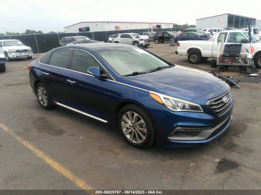 2016 HYUNDAI SONATA 2.4L SPORT - 5NPE34AF3GH425085