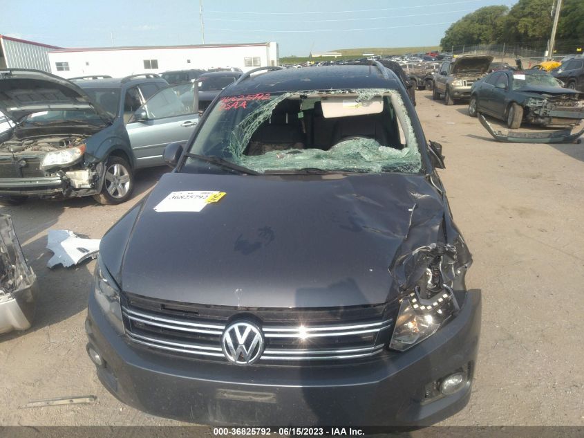 2016 VOLKSWAGEN TIGUAN SE - WVGAV7AX9GW591202