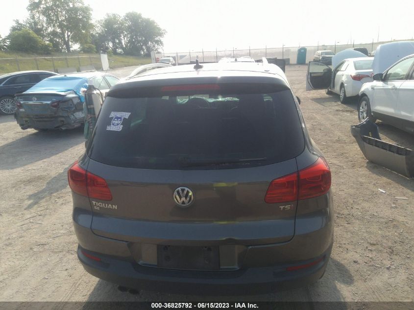 2016 VOLKSWAGEN TIGUAN SE - WVGAV7AX9GW591202