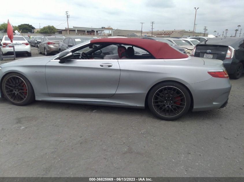 2017 MERCEDES-BENZ S-CLASS AMG S 63 - WDDXK7JB3HA026055