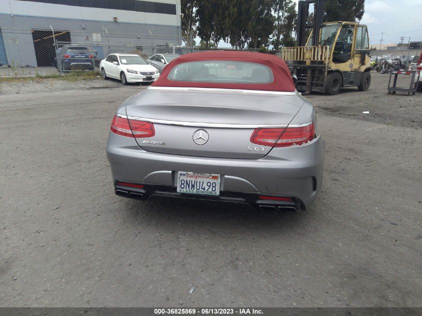 2017 MERCEDES-BENZ S-CLASS AMG S 63 - WDDXK7JB3HA026055