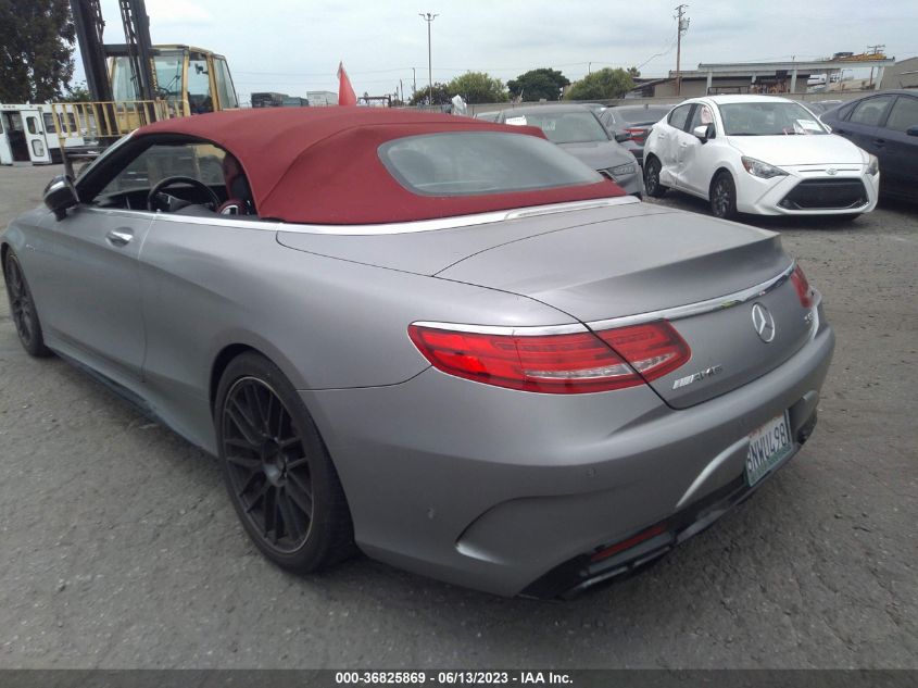 2017 MERCEDES-BENZ S-CLASS AMG S 63 - WDDXK7JB3HA026055