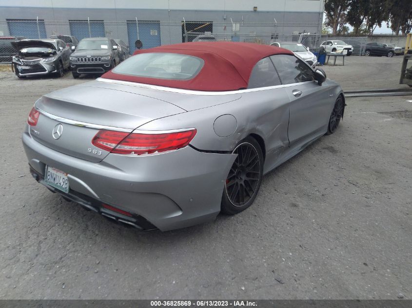 2017 MERCEDES-BENZ S-CLASS AMG S 63 - WDDXK7JB3HA026055