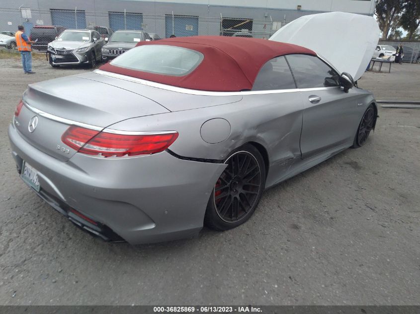 2017 MERCEDES-BENZ S-CLASS AMG S 63 - WDDXK7JB3HA026055