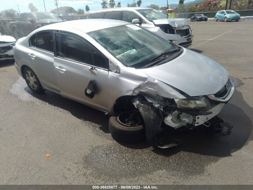 2013 HONDA CIVIC HYBRID - 19XFB4F27DE003690