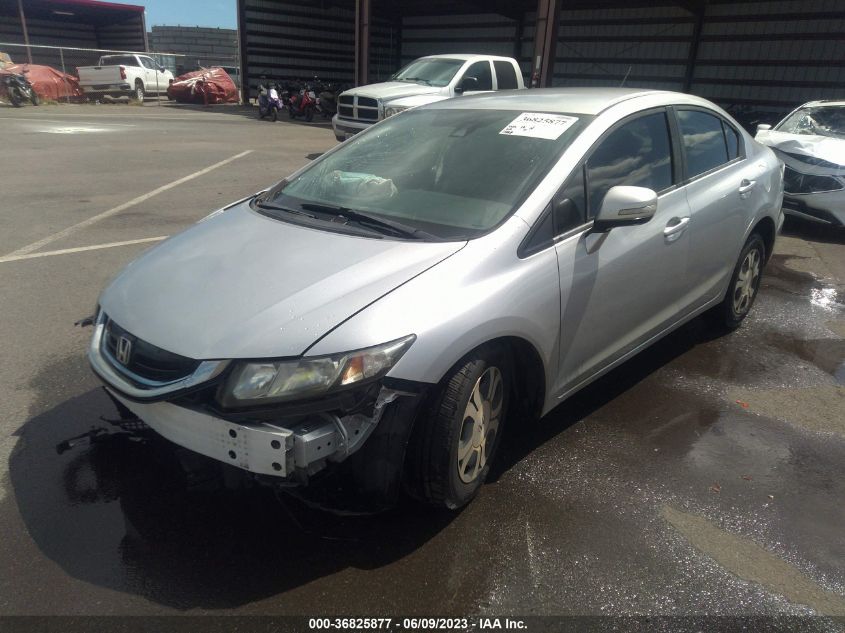 2013 HONDA CIVIC HYBRID - 19XFB4F27DE003690