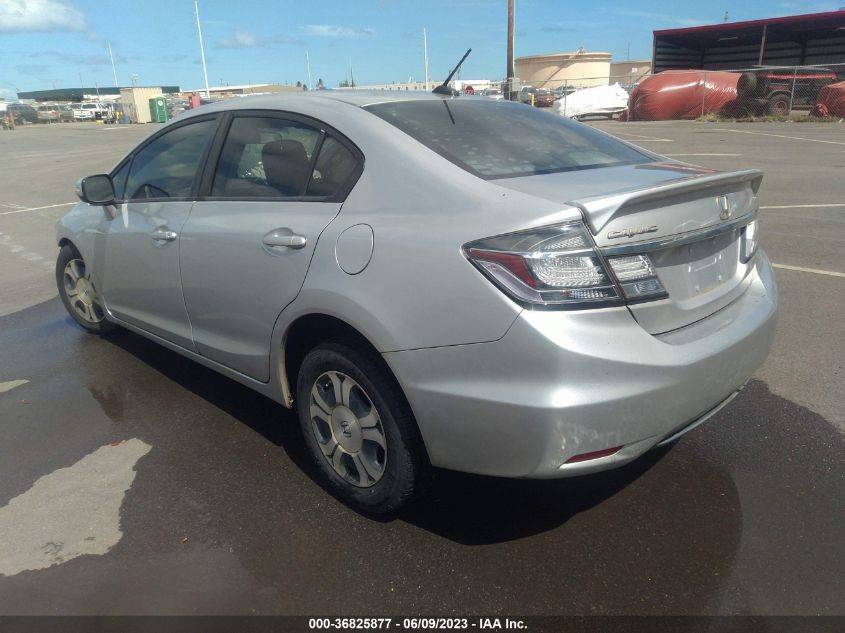 2013 HONDA CIVIC HYBRID - 19XFB4F27DE003690