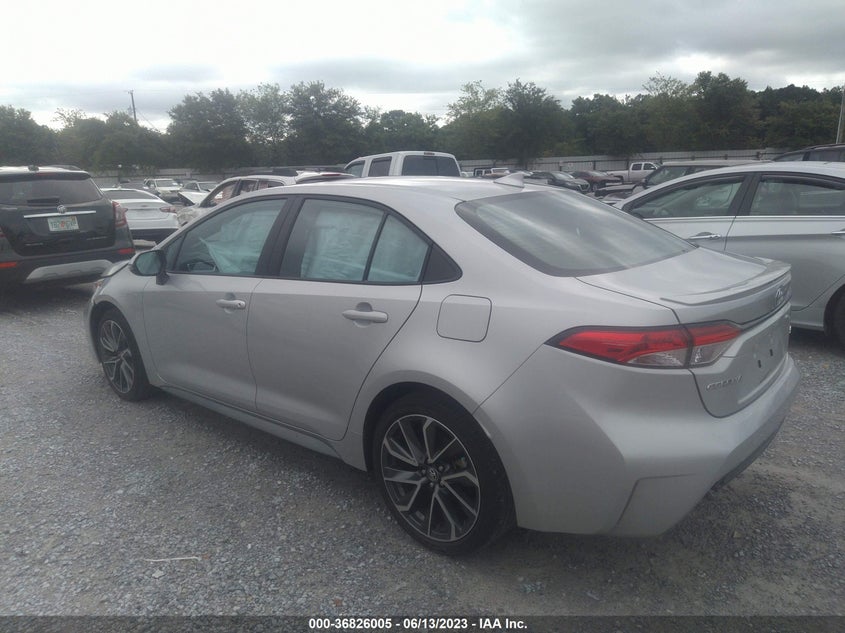 VIN 5YFP4MCE6MP084564 2021 TOYOTA COROLLA SE