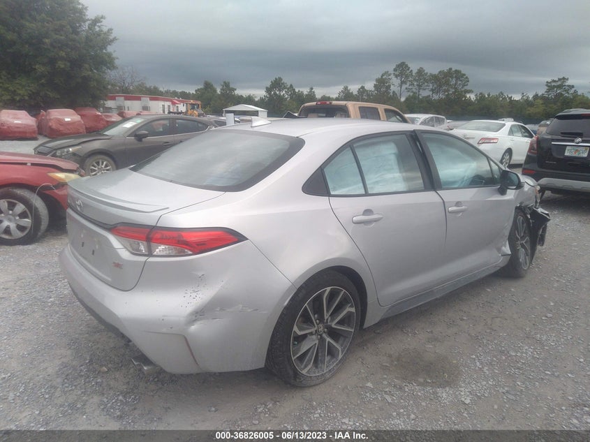 VIN 5YFP4MCE6MP084564 2021 TOYOTA COROLLA SE