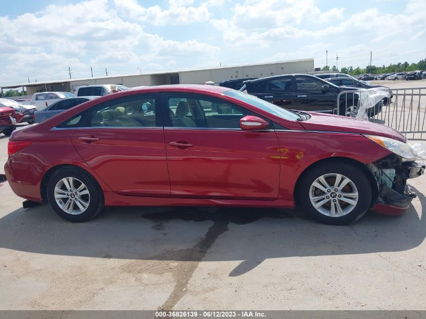 2014 HYUNDAI SONATA GLS - 5NPEB4ACXEH834884