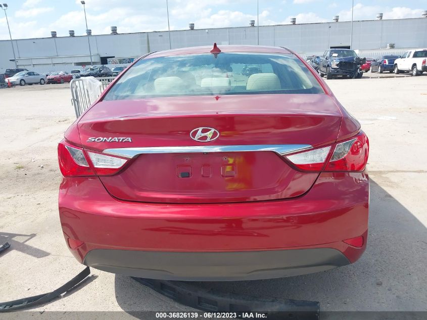 2014 HYUNDAI SONATA GLS - 5NPEB4ACXEH834884