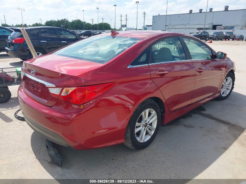 2014 HYUNDAI SONATA GLS - 5NPEB4ACXEH834884