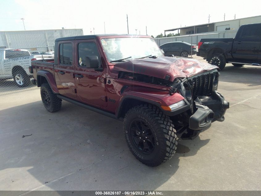 2021 JEEP GLADIATOR WILLYS - 1C6HJTAG6ML571050