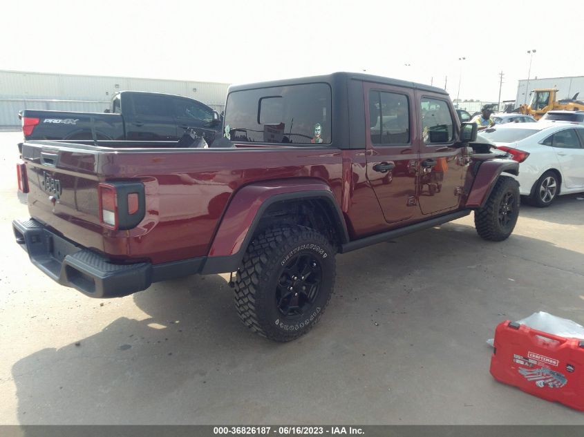 2021 JEEP GLADIATOR WILLYS - 1C6HJTAG6ML571050