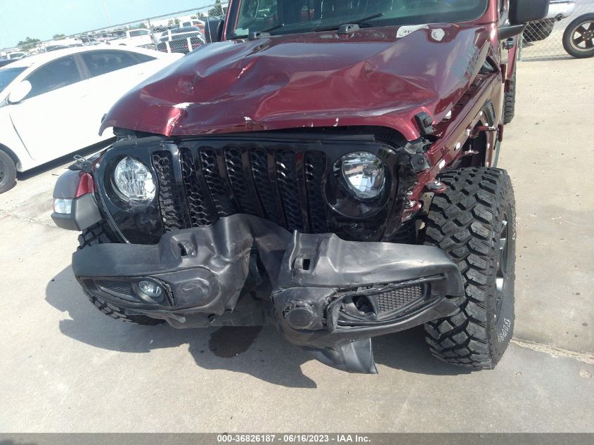 2021 JEEP GLADIATOR WILLYS - 1C6HJTAG6ML571050