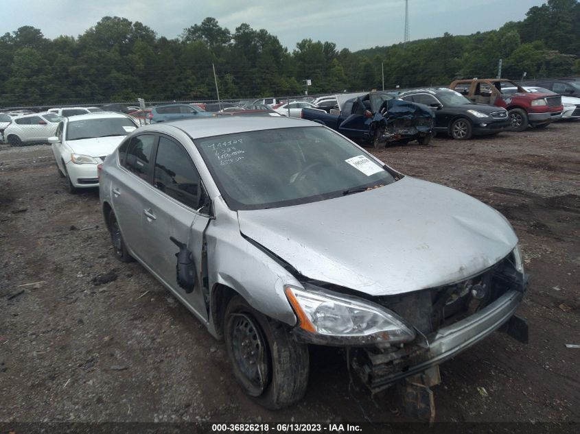 2014 NISSAN SENTRA S/FE+ S/SV/FE+ SV/SR/SL - 3N1AB7AP2EL668625